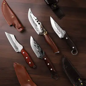 Multifunctional camping knife, portable chef knife — for cutting meat and vegetables, peeling — kitchen tool, outdoor emergency use, perfect gift for family and friends for Valentine's Day or Christmas!