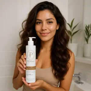 Pierina's Bio-Balance Shampoo - Gentle Nourishing Formula with 12 Natural Extracts for Healthy Vibrant Hair - Biotin Onion Collagen Rosemary & Panthenol - Preservative Free Salt Free Conditioner Haircare Cleansing Cleanser