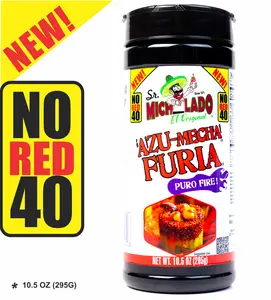 NO RED 40 - Azu-Mecha FURIA 10.5oz Snack Seasoning - Sr. Michelado - Bottle Snack Flavor powder