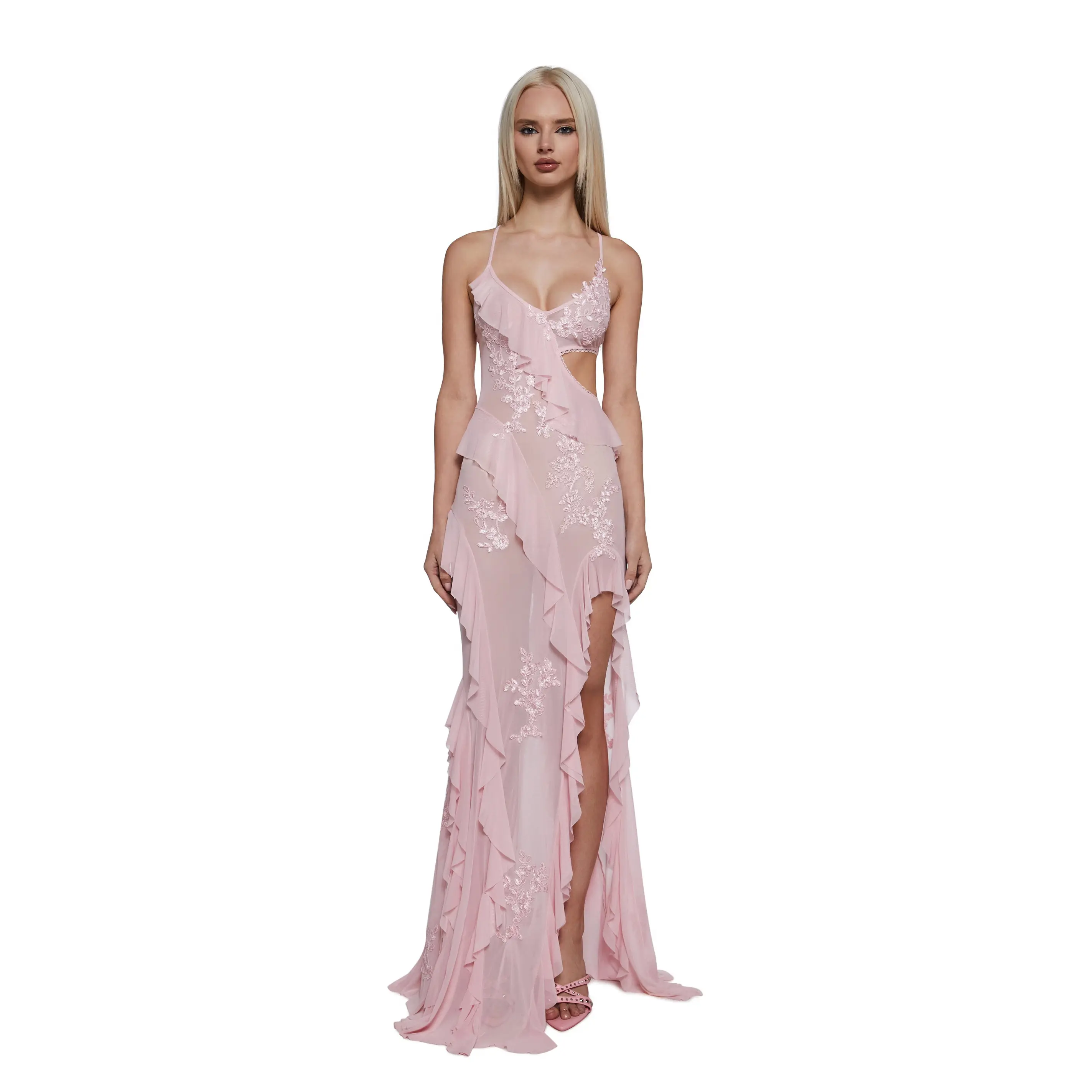 Rebel Mon Amour Maxi Dress - Pink Rebel Mon Amour Maxi Dress - Pink