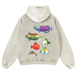 Colorful Wii Fish Casual Printed Unisex, Comfort Color Tshirt, Sweatshirt, Hoodie, Trendy shirt SpringStatements