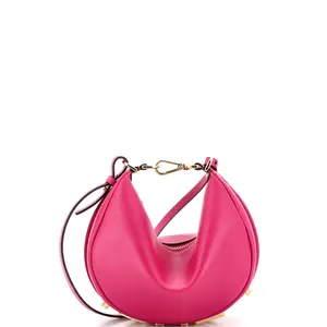 Pre-owned FENDI Leather Shoulder Bags Fendigraphy Bag Mini by Rebag