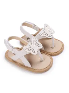 Trendy Infant Anti-Slip Walking Sandals Cute Butterfly Design Fashionable and Comfortable Flat Beach Shoes for Newborns Baby Walking Shoes