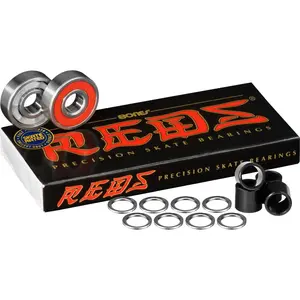 Reds Bearings 8 pk w/Spacers & Washers Bundle