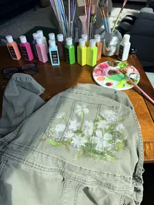 Custom Painted Clothing Commission - Wearable Artwork, Artistic Hand-Painted Jackets, Denim & Vintage Clothing, Ideal for Gifts, Custom Graphic Painting