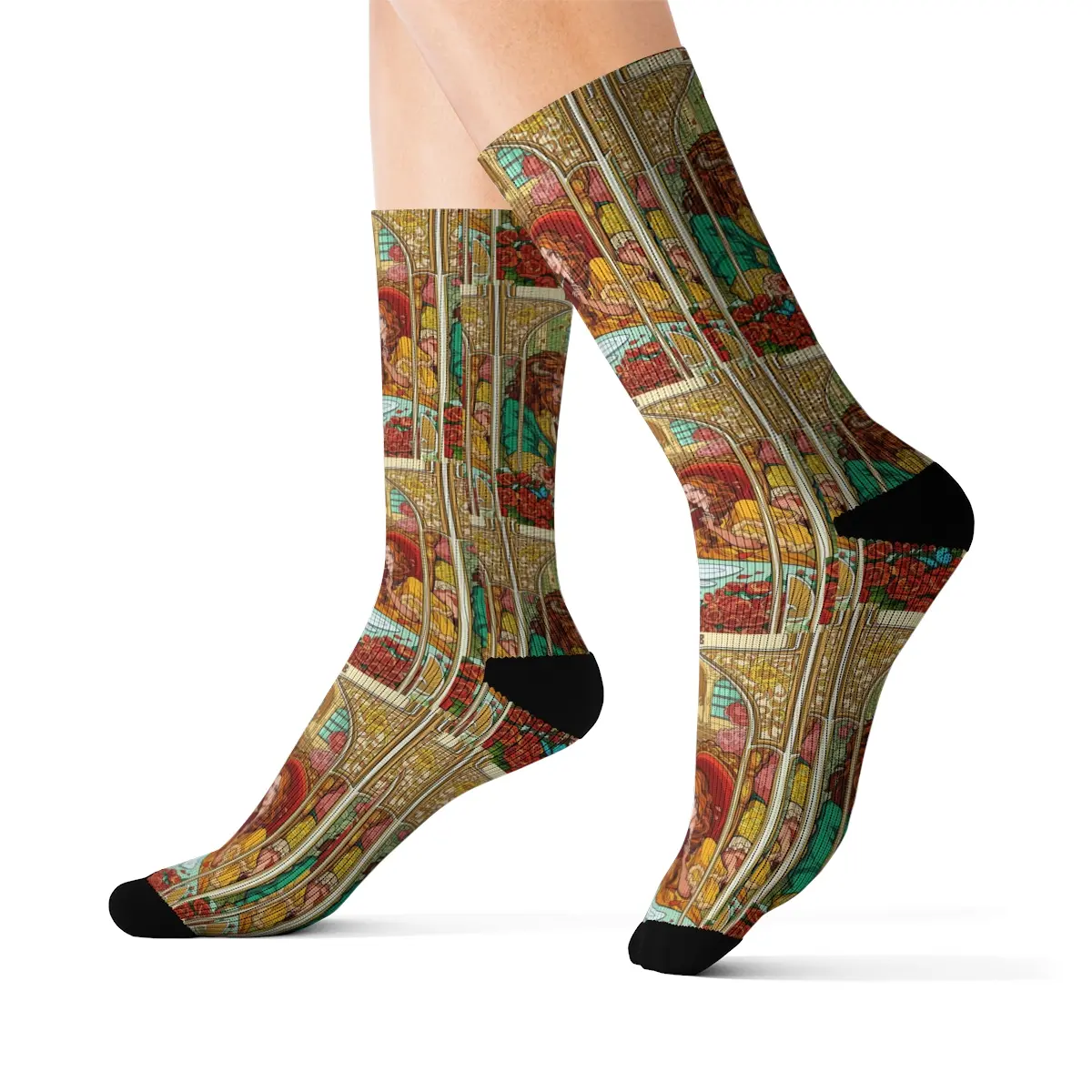 Sublimation Custom Artwork Long Men Socks