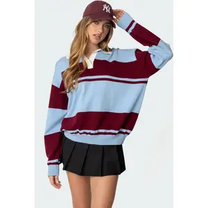 Kian Striped Polo Sweater