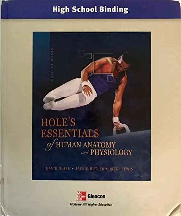 USED Book - Hole's Essentials of Human Anatomy And Physiology by David N. Shier (Hardcover) - english