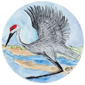 Large Crane Magnets | Multiple Designs | Hand-Painted | Sheryll Hickman Art