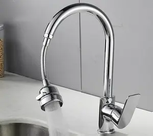 Kitchen Faucet Sprayer Attachment, Movable Faucet Extender for Kitchen Sink, 360° Rotatable Sink Faucet Head Anti-Splash Tap Booster Shower and Water Saving Faucet