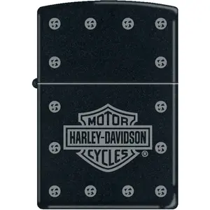 Zippo Manufacturing  2019 Harley Davisdon Studs Lighter - Black Matte