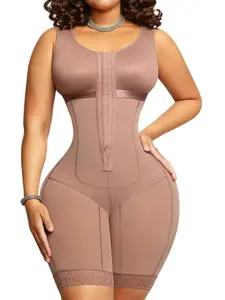 JMK 1 Count Women's Regular Fit Compression Fabric Shapewear Romper, Fajas, Butt Lifting & Tummy Control Romper, Colombian Shapewear, Full Shapewear, High Waisted Shapewear, Suitable for Daily Wear, Highwaist Girdle