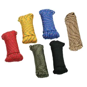 Durable Paracord Rope 1/8 in. x 50 ft. - Assorted Colors (Single Color per Order)