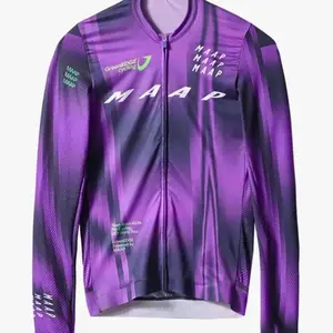 2025 New Men's and Women's Long Sleeve Cycling Jersey Breathable Quick-Dry Road Top Sun Protection Cycling Clothing