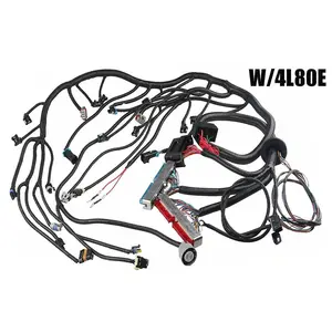 For 97 - 06 LS1 LS6 4.8 5.3 6.0 LQ4 LQ9 DBC ENGINE 4L80E STANDALONE WIRING HARNESS, W/4L80E Standalone Wiring Harness (DBC) for 1997-06 LS LS1 LS6 SWAP VORTEC