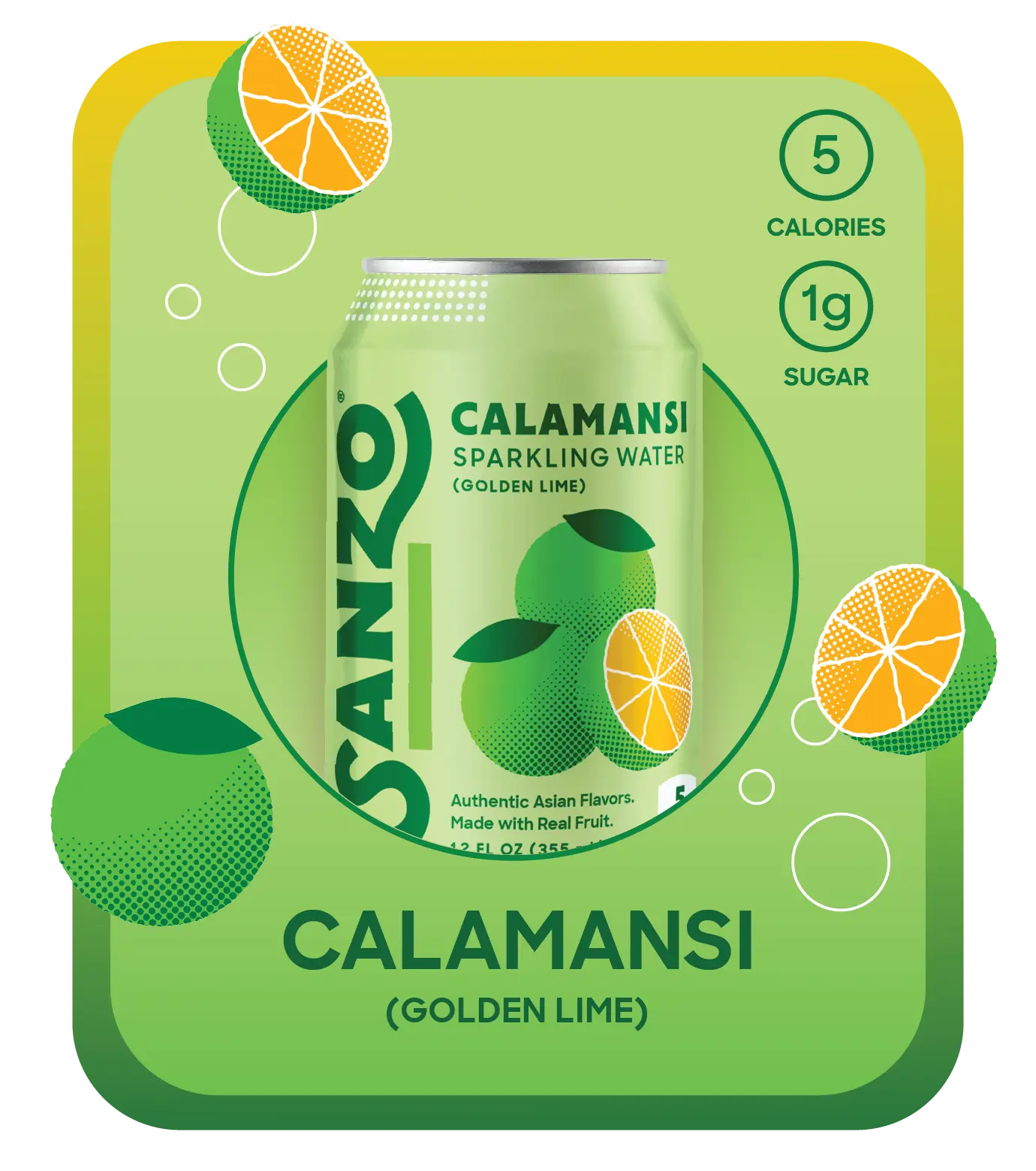 Calamansi (Golden Lime) Sparkling Water | 12-pack Calamansi (Golden Lime) Sparkling Water | 12-pack