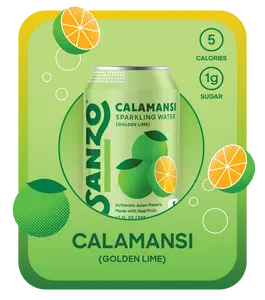 Calamansi (Golden Lime) Sparkling Water | 12-pack
