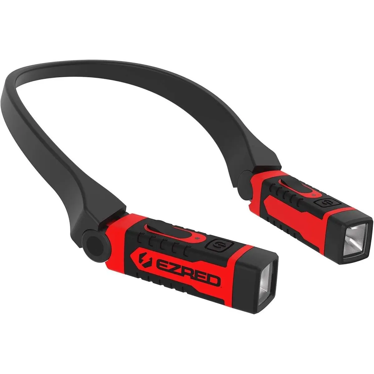 Rechargeable Neck Mount Light - Comfortable Than Conventional Headlamps, High (300 Lumens), 70 Degrees Up & Down Rotatable, 0.5 lbs, USB-Based Portable, Modern-Design-Style, Includes Charger, Universal Electronics Accessory, Adjustable Focus, Lights Rotat
