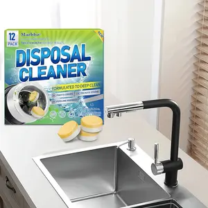 Maebho 12-piece sink cleaner, sewer cleaner, garbage disposal tablet, kitchen cleaner