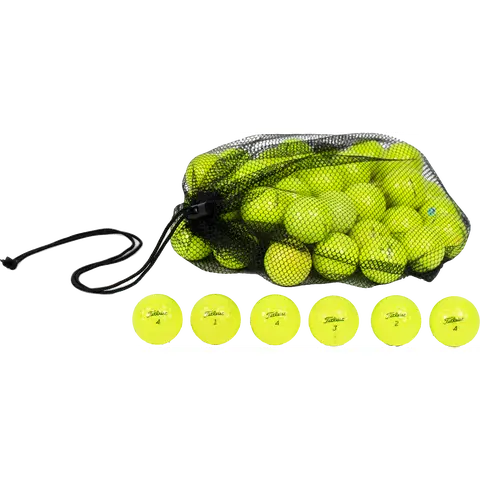 48 Titleist Pro V1x, AVX Yellow Golf Ball Mesh Bag Mix