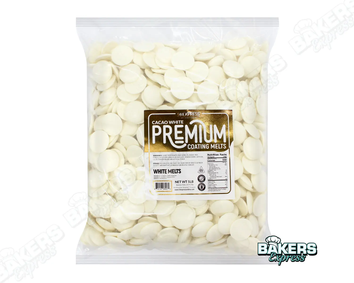 Cacao Coating Melts 5LB 50Express®