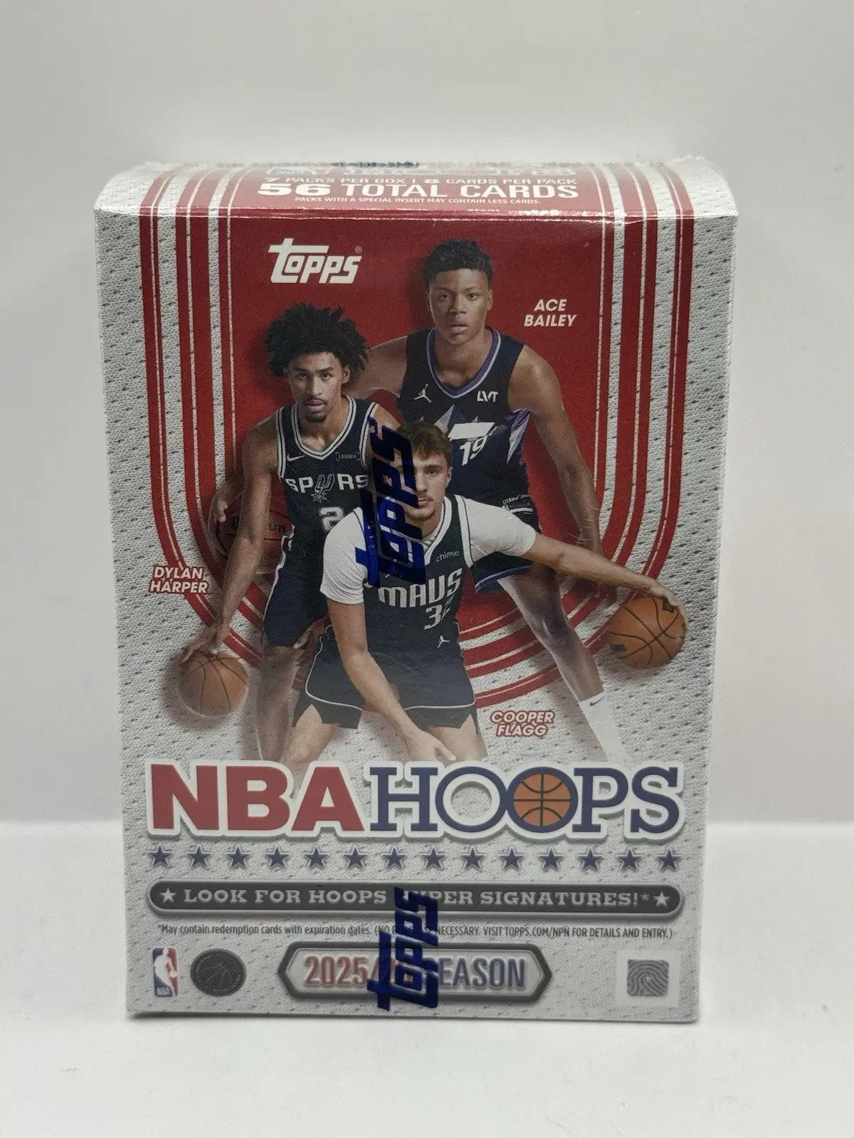 2025-26 Topps NBA Hoops Basketball Blaster Box - Factory Sealed