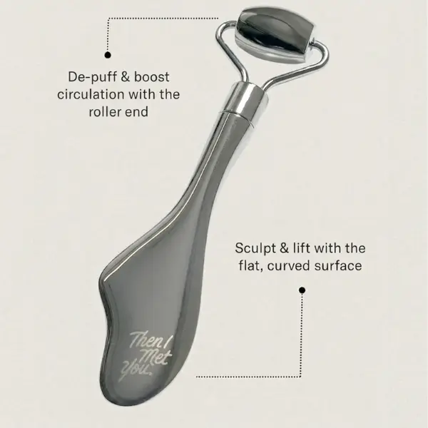 Then I Met You Golki Sculpt And Lift Gua Sha Roller For Face Contouring Lymphatic Drainage Depuffing And Facial Massage
