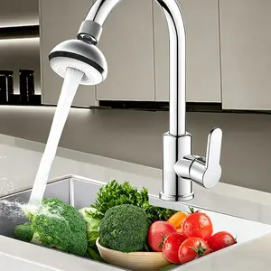 Upgraded 2-Mode Kitchen & Bathroom Sink Sprayer Extension, Rotatable Water-Saving Faucet Spray Head with Splash-Free Design, Multi-Angle Cleaning Tool for Hard-to-Reach Sink Areas, Faucet Aerator Extension
