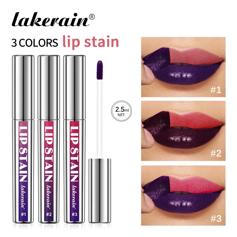 3PCS Peel-Off Liquid Lipstick Set, Long-Lasting & Non-Sticky Lip Stain Kit, Smudge-Proof, Transfer-proof and Long Lasting Lipgloss, Highly Pigmented Lip Tint, 6 Universal Shades for All Skin Tones Makeup, Matte Liquid Lip
