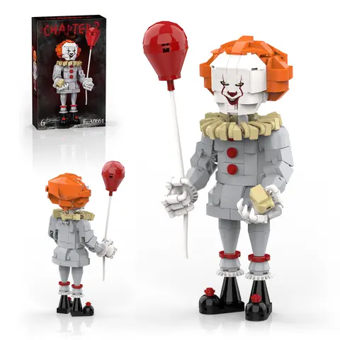 299-Piece Halloween Spooky Figure Building Block Set, Detailed Display Model, Creative Construction Kit for Desk & Shelf Decor, Gift for Teens Adults