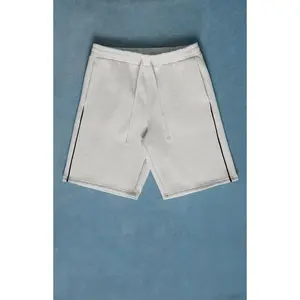 Pacsun Men's Gray Piping TrackÂ Sweat ShortsÂ