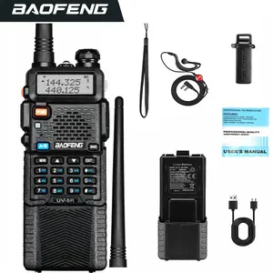 Baofeng UV-5r Handheld Two-Way Radio, 3800mah Lithium Battery, 999 Channels, Dtmf Talkback, Noaa Weather Receiver, Survival Radio