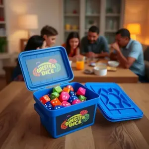 80 Dice Set Polyhedral Dice Large Pack Random Colors Fast-Paced Family Game, Perfect for Board Games & Party Activities, Ideal Gift for Kids & Adults