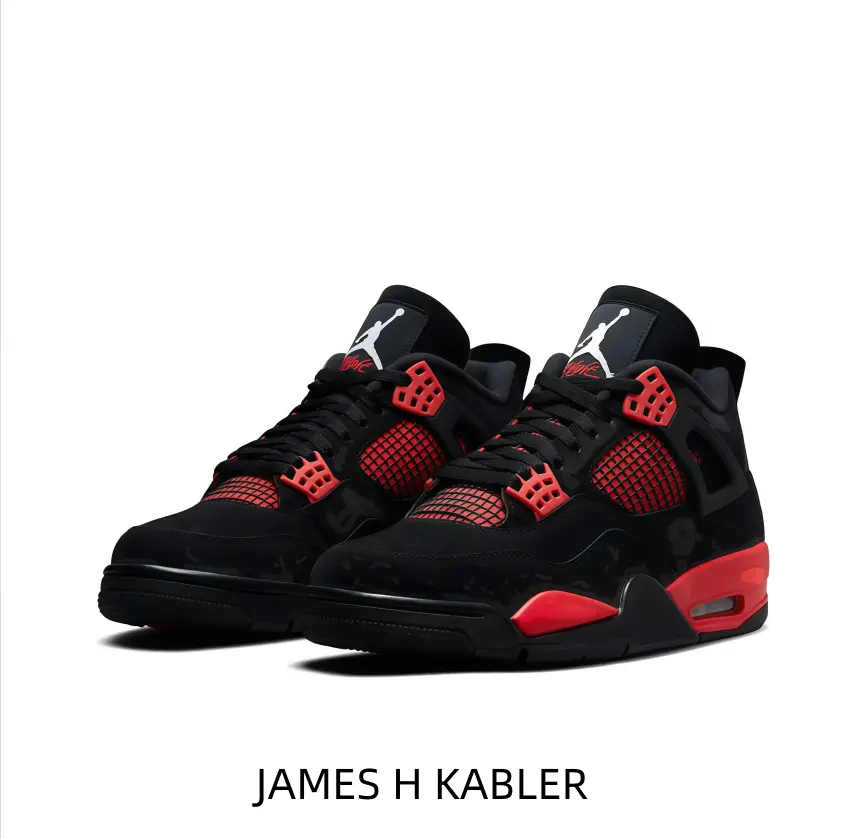 Black Suede High-Tops with Crimson Mesh, Sculpted Heel - Sports Collectibles Accessory for Casual Shorts Styling (Bold, Balanced Look for Street Corners, Sunset Hangs)