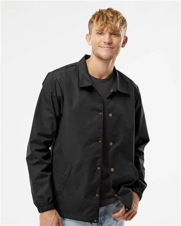 Independent Trading Co. EXP99CNB Water-Resistant Windbreaker Coach's Jacket