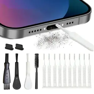 Mobile Charging Port Cleaning Kit, Camera, Computer Keyboard Cleaner Tool, Suitable for Type-C/iPhone Interfaces, Essential Tech Accessory, Cleaning Tool Set