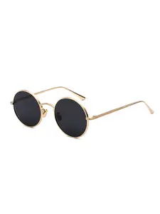 Round Polarized Sunglasses Men Women Retro Sun Glasses Male Female Metal Frame Eyewear Driving UV400 Trendy Casual Sunglasses