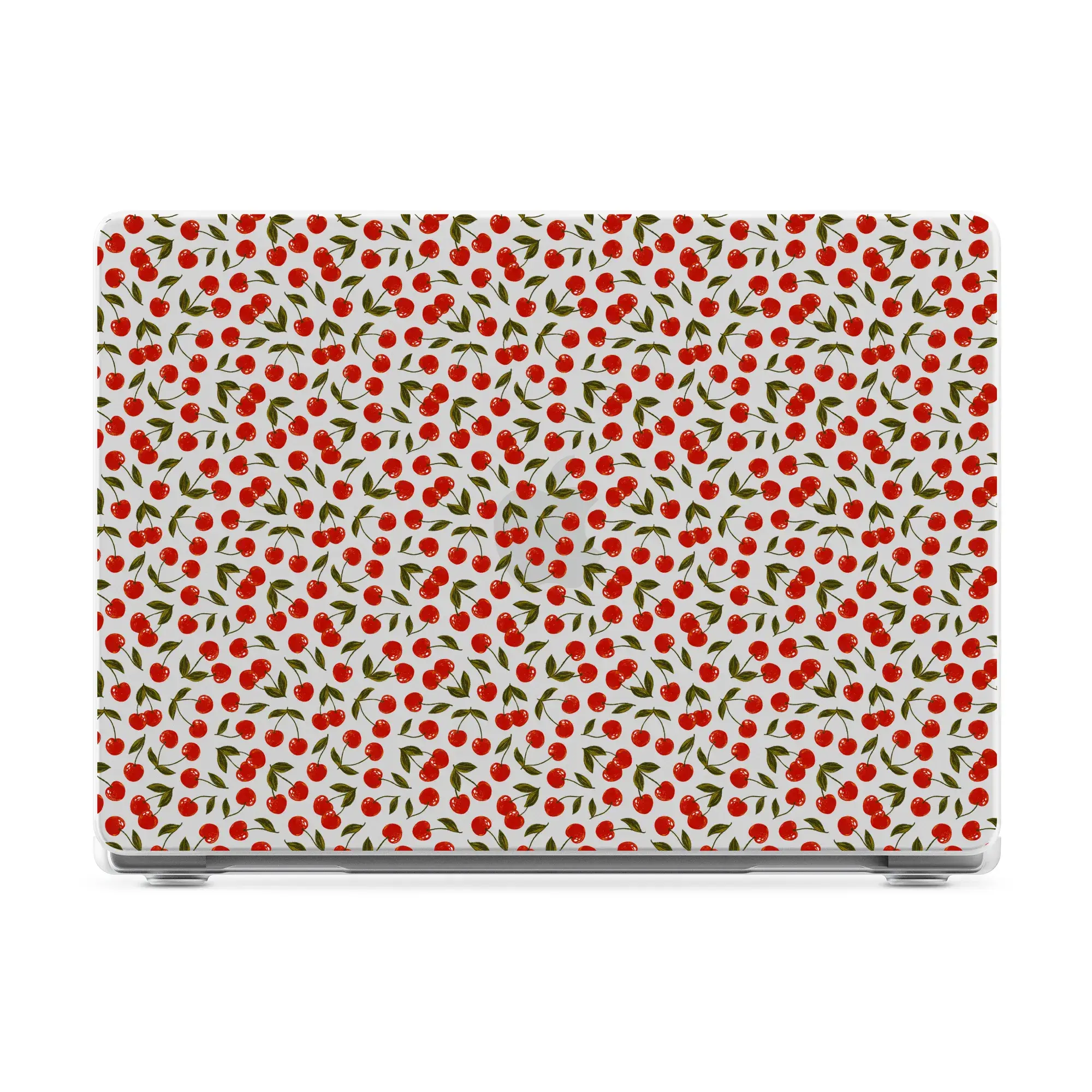 Casely MacBook Case | Cherry on Top | Red Cherries Laptop Shell | Snap-on Laptop Shell with Raised Anti-Slip Grip and Bottom Vent Cutouts | Hard Policarbonate Protective Laptop Cover