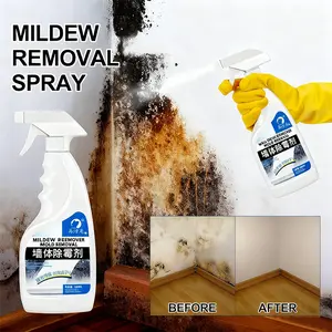 500ML Mold Removal Spray, Ceiling Tile Wall Cleaner, Bathroom Kitchen Multi-Purpose Cleaning Foam, Anti-Mold Stain Remover