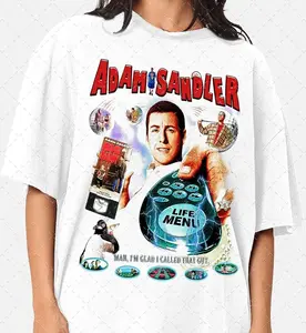 [ SALES UP TO 30% ] Adam Sandler 90s Graphic Tee: Unisex Movie Fan T-Shirt Cotton Top