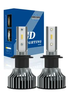 H7 LED Headlight Bulbs 30000lm 6000k Cold, Ultra-Bright Dual Beam with Cooling Fan, Plug & Play Universal Fit for Cars Motorcycles Atvs Trucks