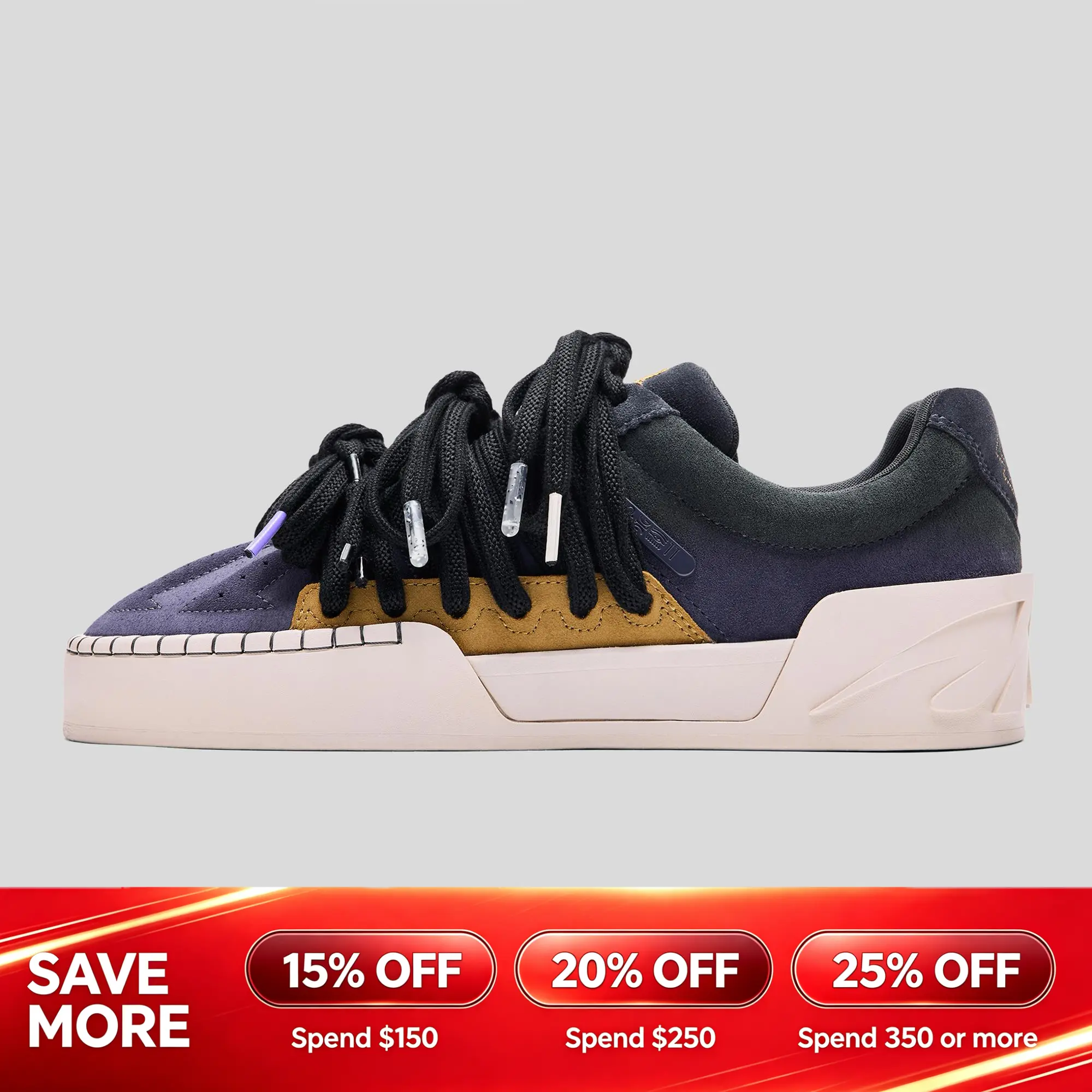 ANTA Men Hélà Style "Roots" Sneakers Kyrie Irving Fashionable Trendy Low Top