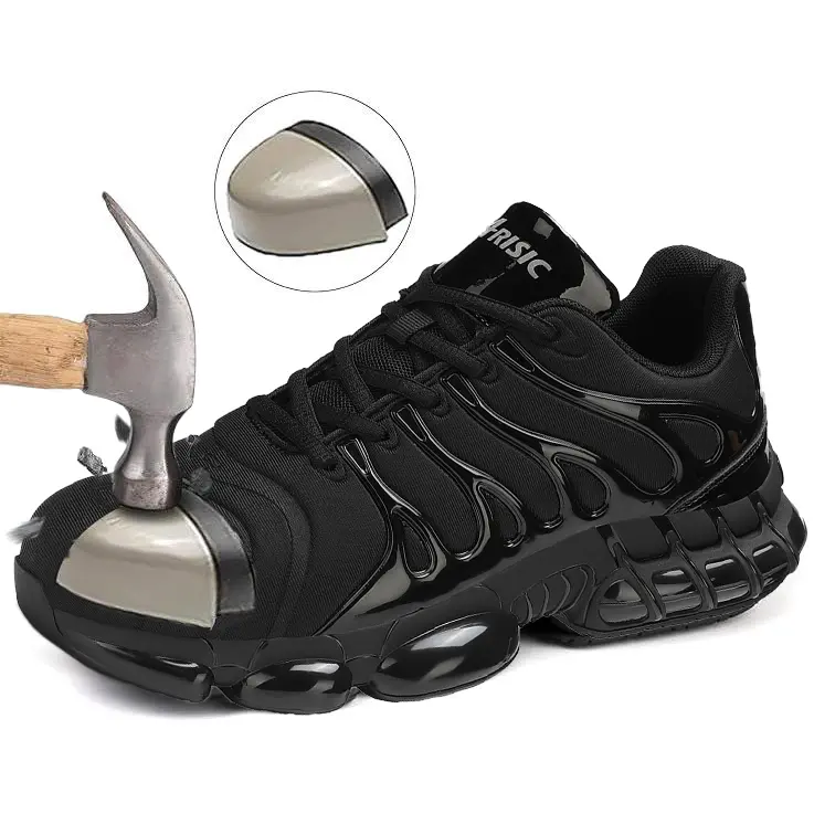 2025 NEW Steel Toe Sneakers for Men Women Indestructible Work Shoes Lightweight Comfortable Safety Sneakers Slip-Resistant Composite Toe Shoes for Construction