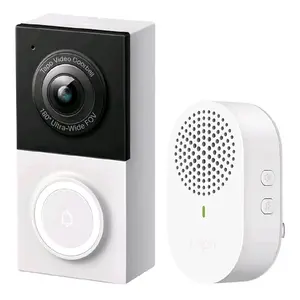 Tapo Smart Video Wireless Doorbell Camera - 2K, 160° Ultra-Wide View, Up to 180 Days Battery, Alexa, Google Assistant Compatible, Free AI Person Detection, IP54, SD/Cloud Storage, D205