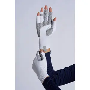 Unisex MaxShield Multi-Sport Fingerless Gloves | White