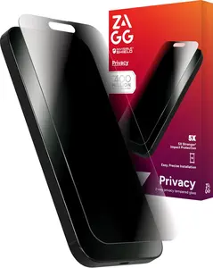 ZAGG Glass Elite Privacy Screen Protector for iPhone 16