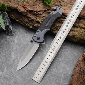 Stainless Steel Multifunctional Folding Knife with Glass Breaker & Seatbelt Cutter | Sharp EDC Pocket Knife for Camping & Hiking | Compact Handle Tool Gift for Men & Women