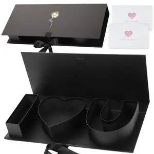 Gift Box 17.9x7.5x2.6 Inch I Love You Letter Shaped Fillable Box with Ribbon, 2 Pack For Baby Showers, Engagement Parties, Date Night Surprises, Teacher Appreciation, Housewarming Gifts And Thoughtful Occasion Gift Arrangements