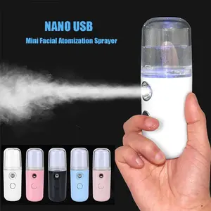 30ml Mini Face Spray Portable Facial Sprayer USB Rechargeable Handy Skin Care Machine for Face Hydrating, Daily Makeup