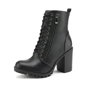 Dream Pairs Women's Chunky Heel Ankle Booties-ilverado